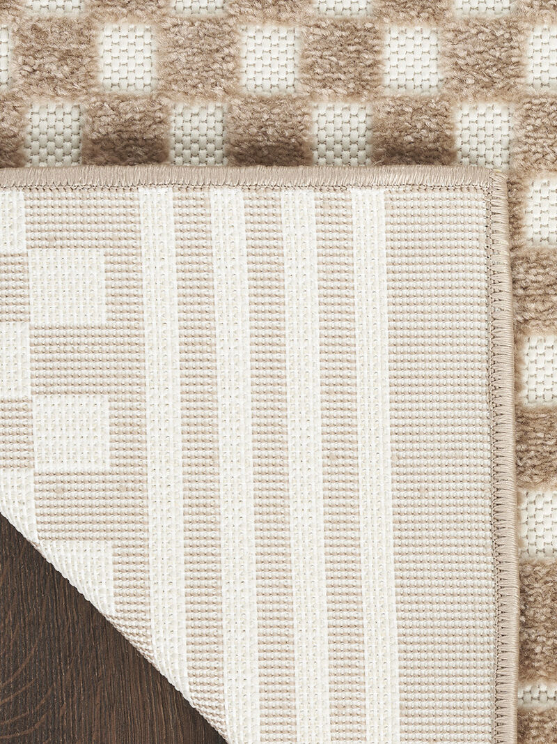 Care Free CAF02 Brown 3'11" x 5'11" Rug