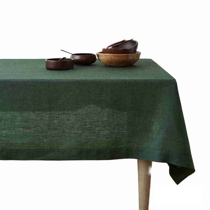 Solino Home 100% Pure Linen Dinner Napkins 20 x 20 Inch Set of 6 | Classic Hemstitch