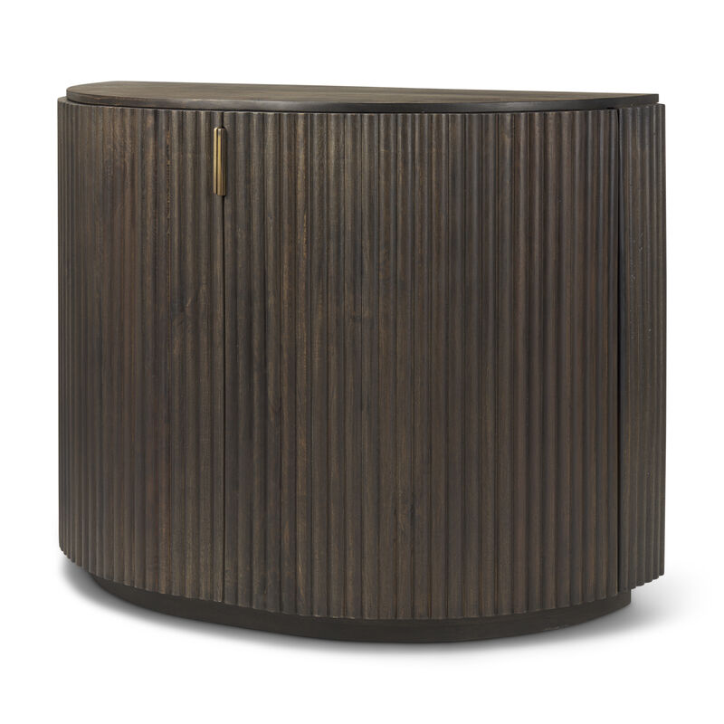 Terra Dark Brown Accent Cabinet