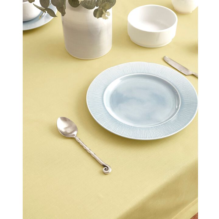 Solino Home Cotton Linen Plain Tablecloth | Dru for Thanksgiving, Christmas