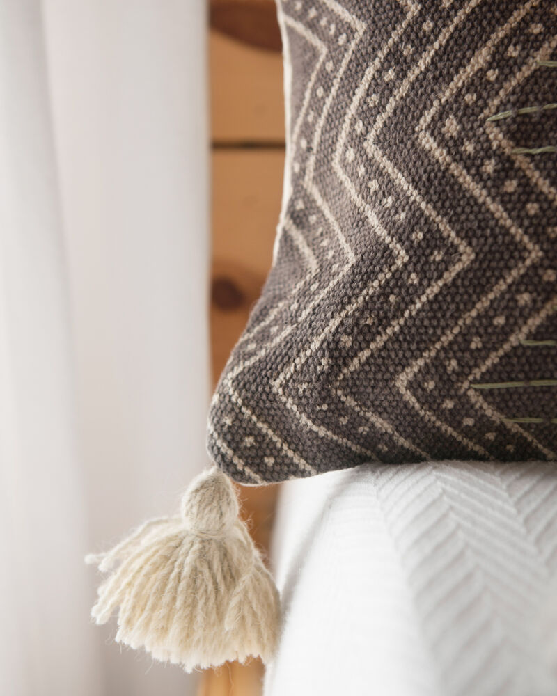 P0607 Grey/Multi 13"x35" Down Pillow