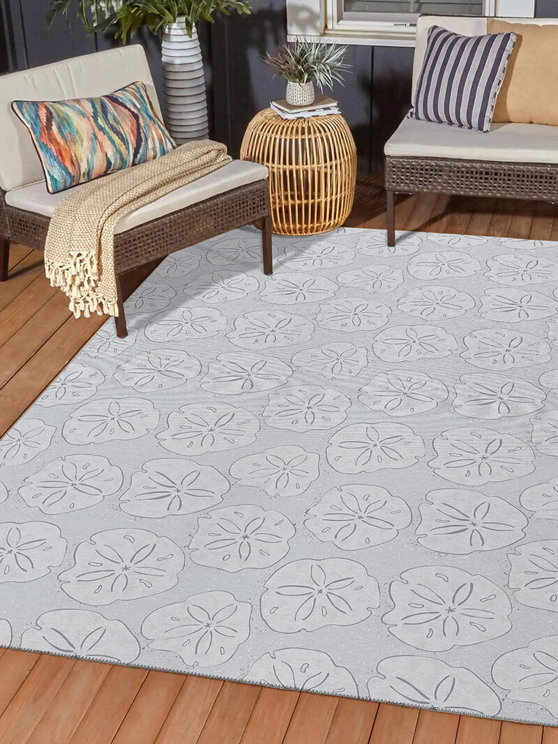 Seabreeze SZ10 Silver 3' x 5' Rug