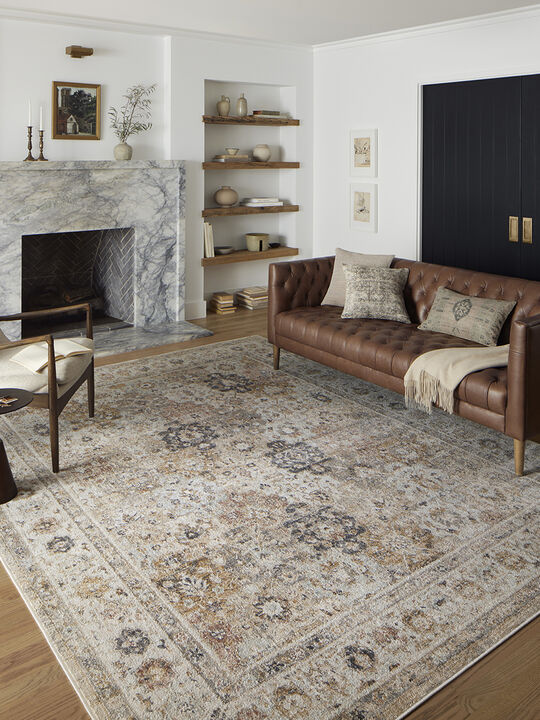 Monroe MON02 Beige/Multi 3'9" x 5'9" Rug