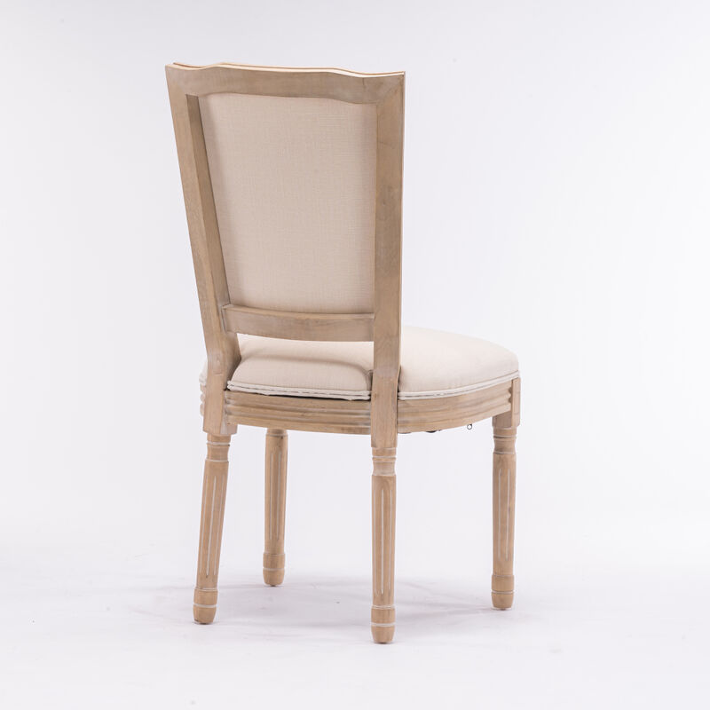 Antique French Style Dining Chairs, Set of 2