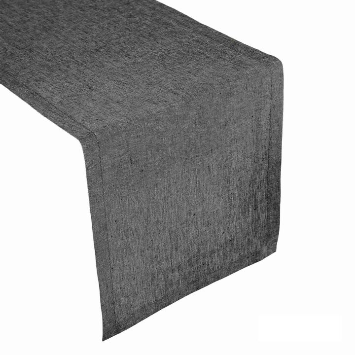 Solino Home 100% Pure Linen Table Runner | Athena for Thanksgiving, Christmas