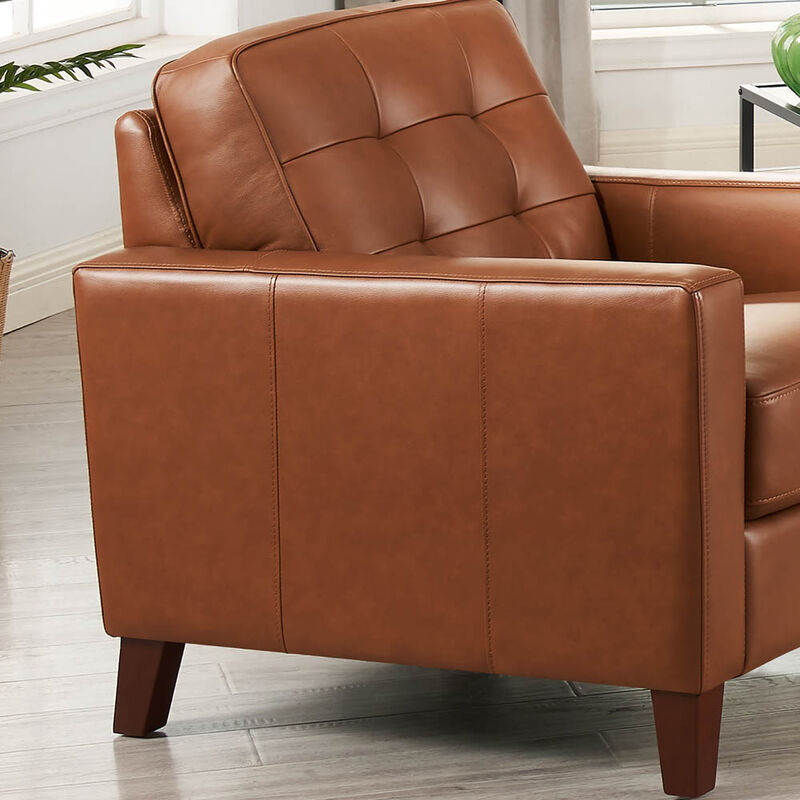 Aiden Top Grain Leather Chair