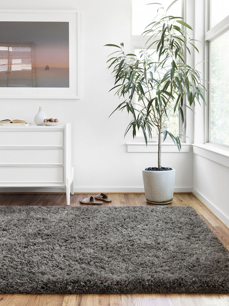 Mila MIL01 Charcoal 5' x 7'6" Rug