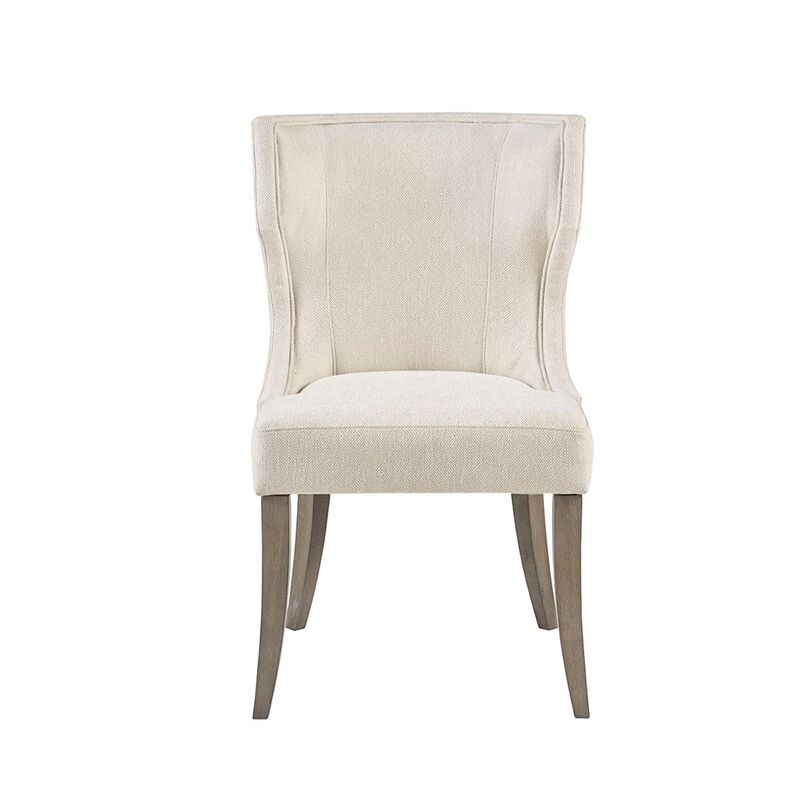 Gracie Mills Allie Upholstered Contemporary Wingback Dining Chair