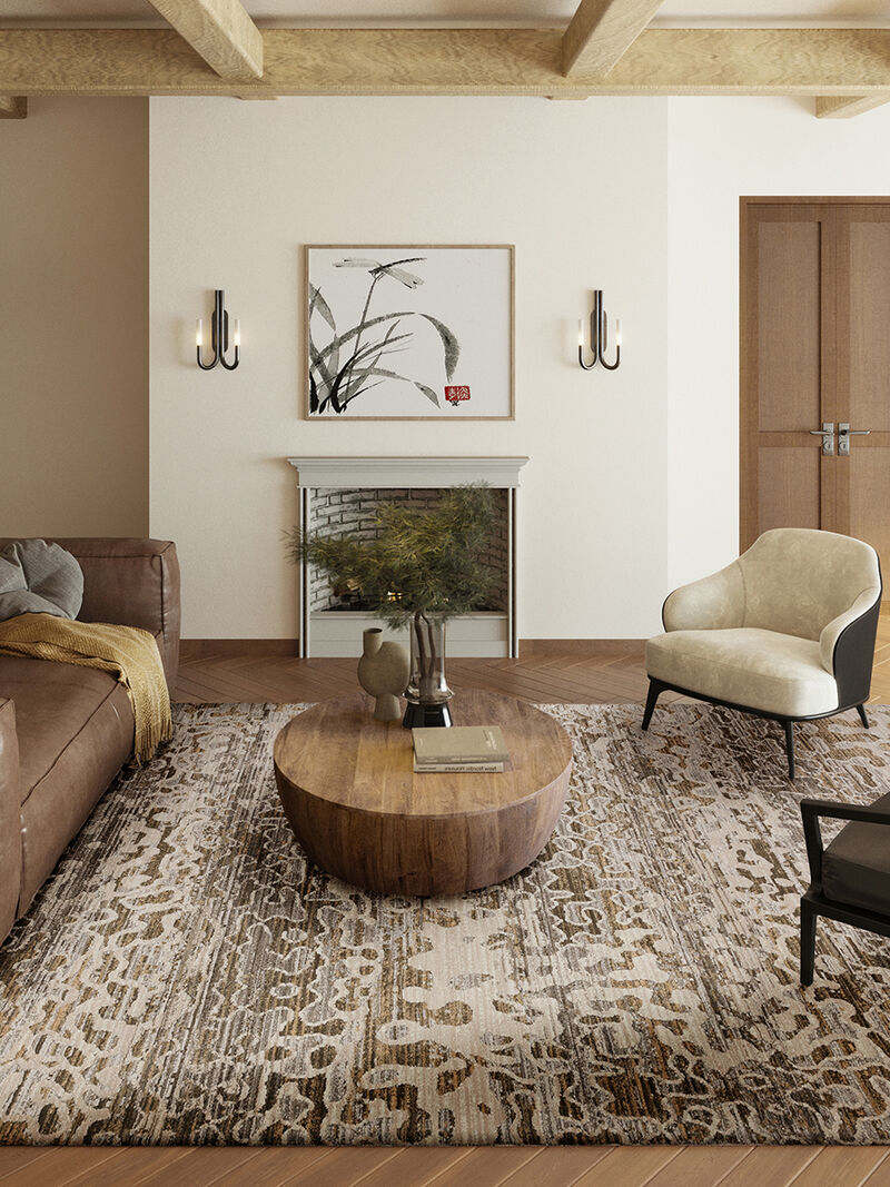 Denizi DZ6 Mocha 5'3" x 7'8" Rug