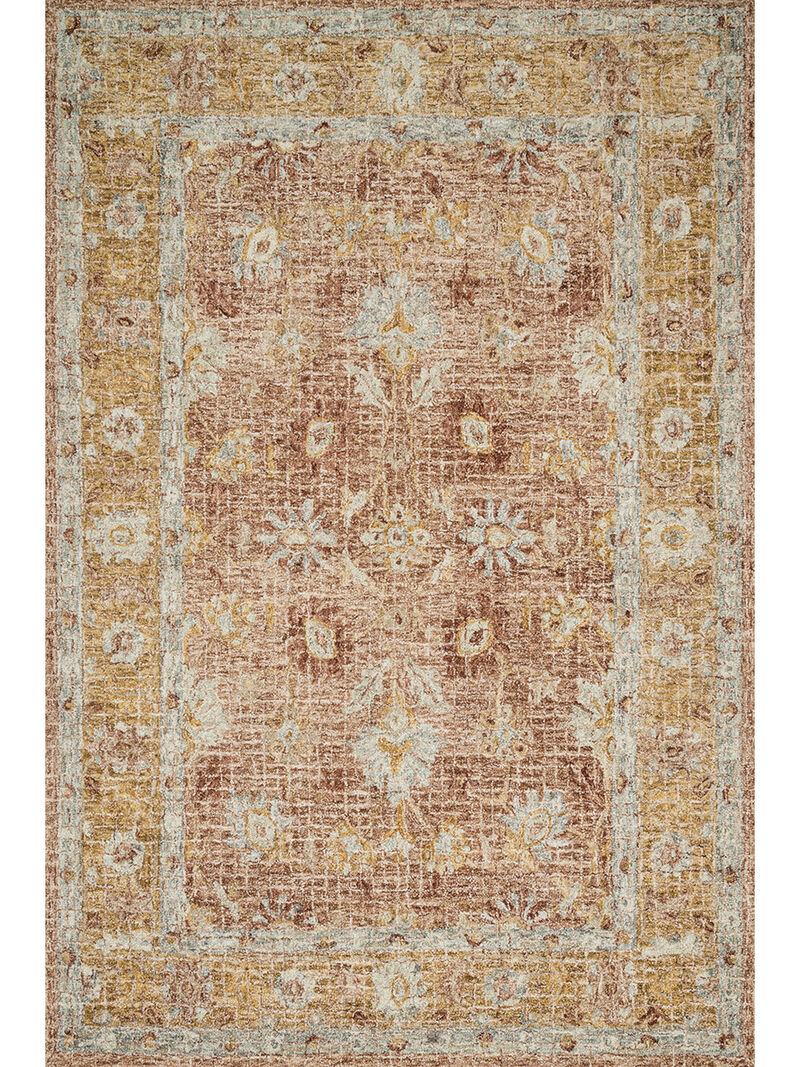 Julian JI04 Terracotta/Gold 5' x 7'6" Rug