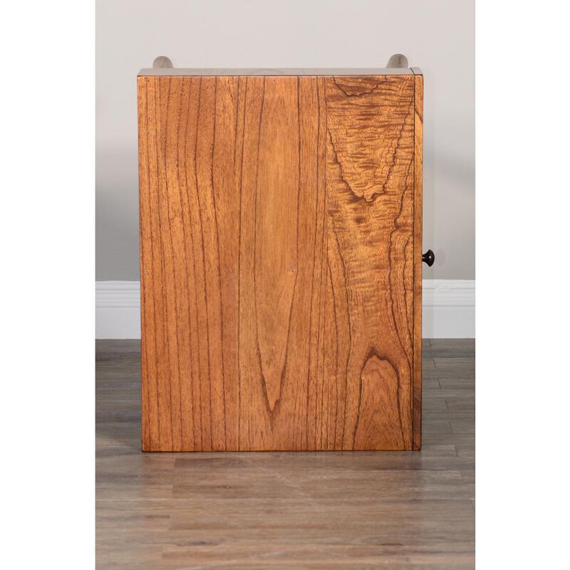 Sunny Designs American Modern 24 Mitred Solid Wood Night Stand in Cinnamon