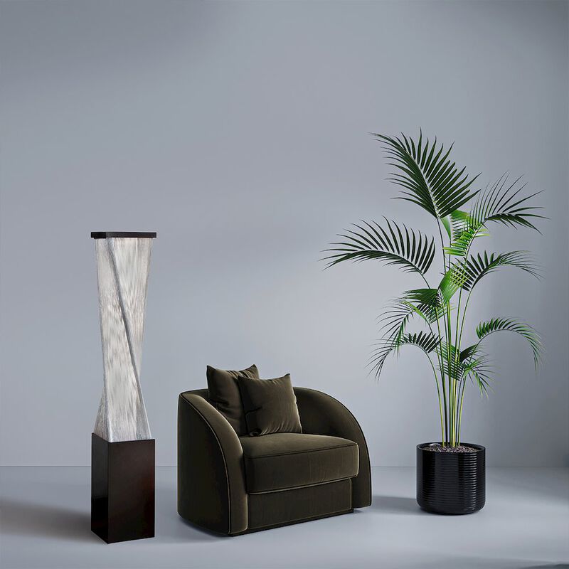 NOVA OF CALIFORNIA Torque Tall Base Accent Floor Lamp - Espresso
