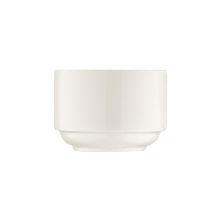 Banquet dia.3.25" h:2.5" 8 oz. Round Warm White Porcelain Bowl (Set of 4)