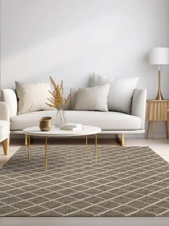 York YO1 Taupe 8' x 10' Rug