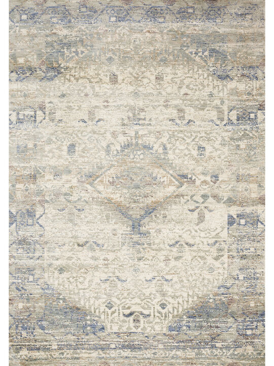 Revere REV06 Ivory/Blue 3'9" x 5'9" Rug