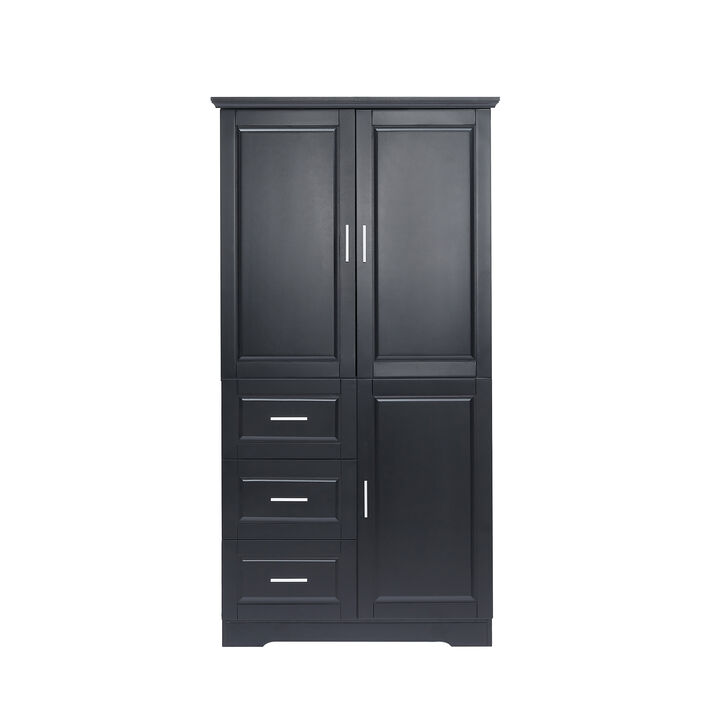 Merax Modern Storage Cabinet with Doors for Bathroom
