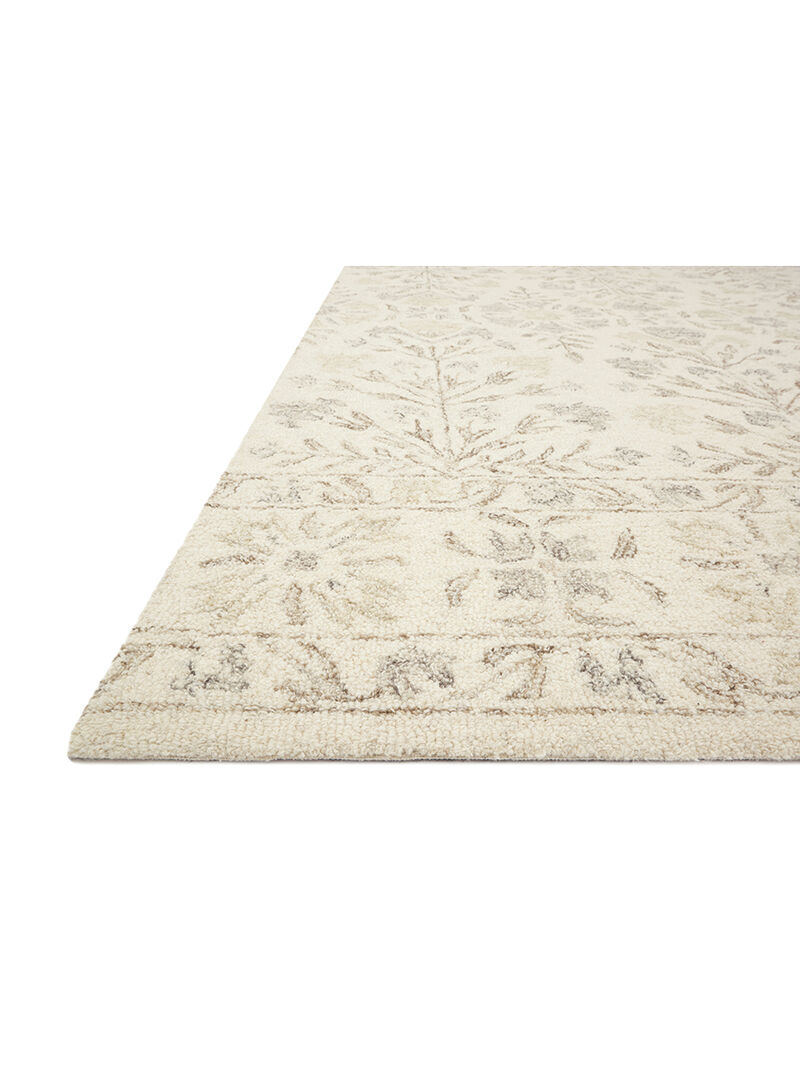 Norabel NOR02 Ivory/Neutral 3'6" x 5'6" Rug