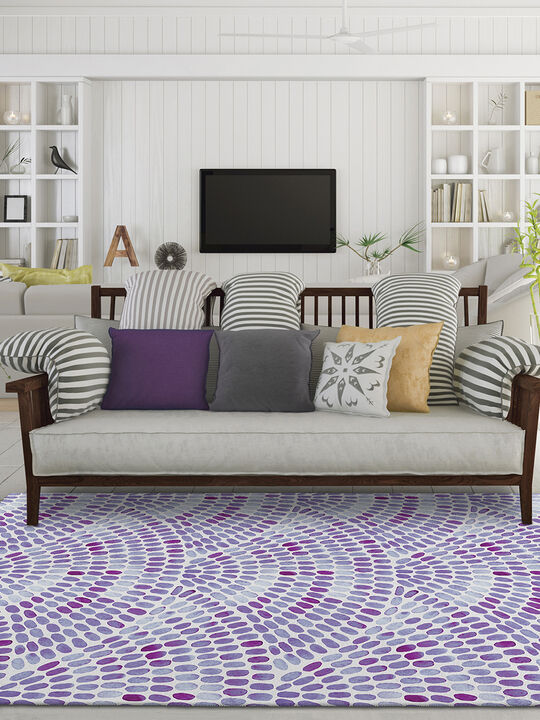 Seabreeze SZ7 Lavender 3' x 5' Rug