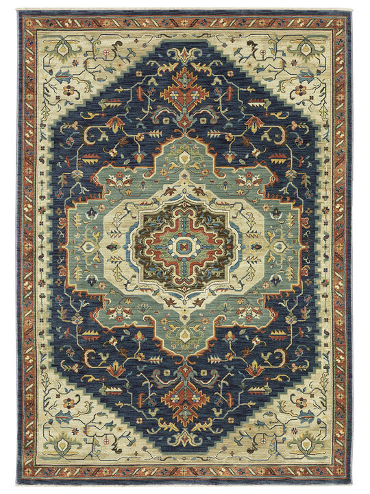 Francesca 3'3" x 5' Blue Rug