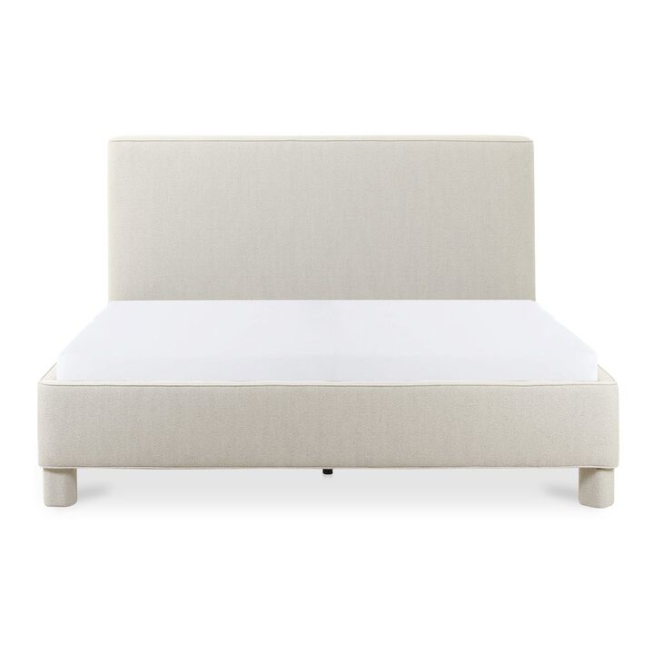 Moe's Home Collection Ichigo King Bed Light Grey