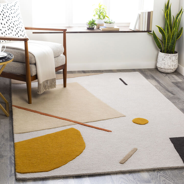 Emma EMM-2300 2' x 3' Brown Rug
