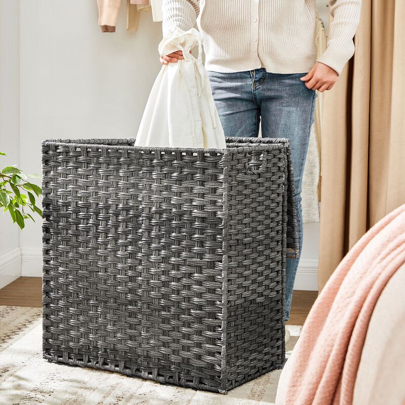 Collapsible Laundry Hamper Space-Saving Design with Easy-to-Carry Handles