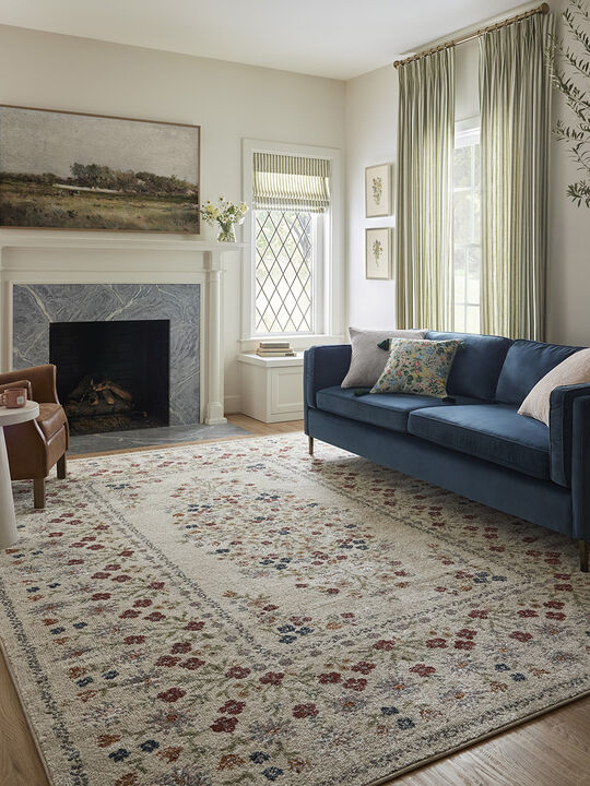 Laurel LAU-02 Linen 7''10" x 10' Rug by Rifle Paper Co.