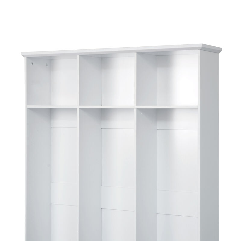 Merax Modern Hall Tree Entryway Storage Bench