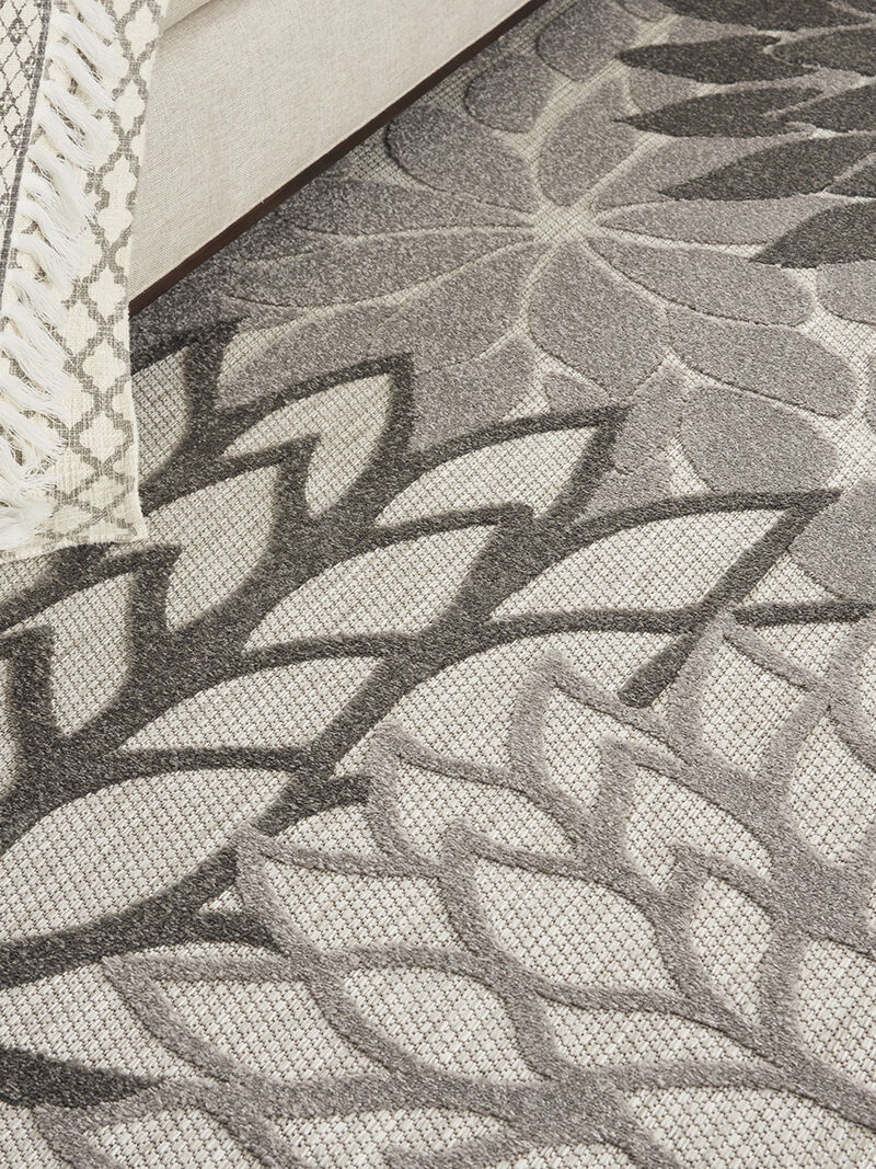Aloha ALH05 Silver/Gray 3'6" x 5'6" Rug