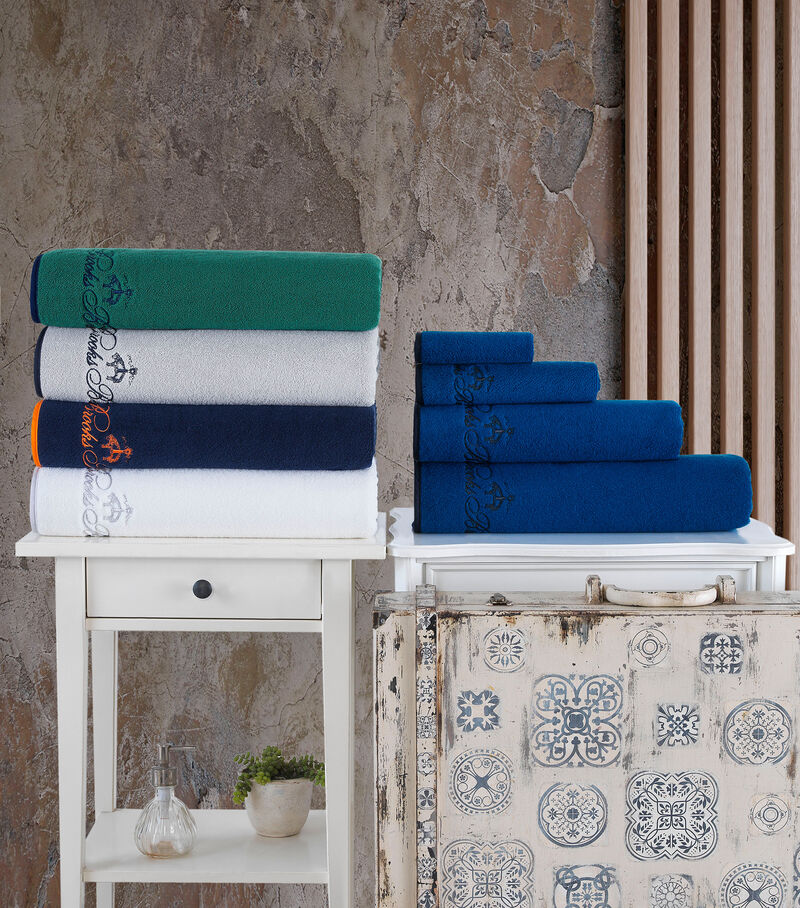 Brooks Brothers Contrast Frame 3 pcs Towel Set