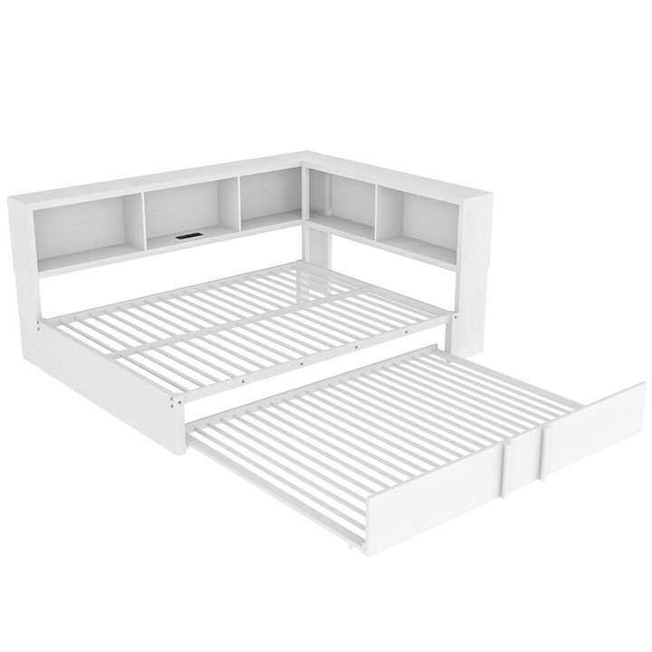 Merax Modern Daybed with Trundle