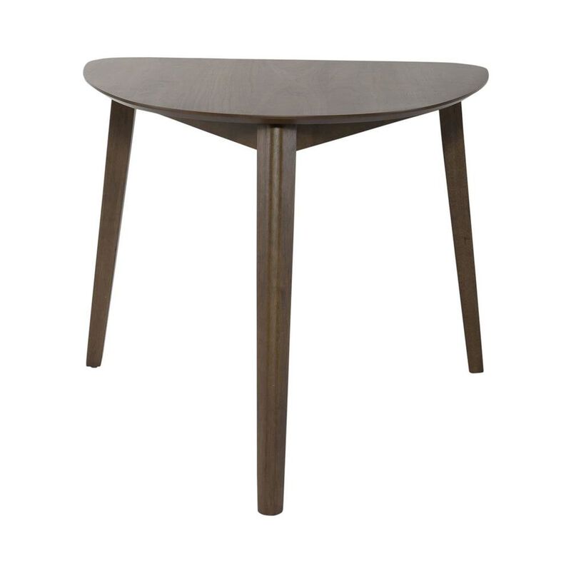 Starlight Canyon Home Brown Modern Dining Table – Small Round Mid Century Corner Kitchen Table