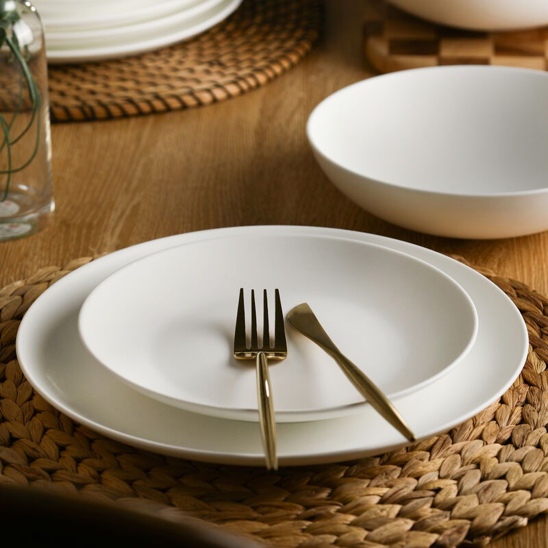 Stone Lain Taglio Bone China 24 Piece Dinnerware Set