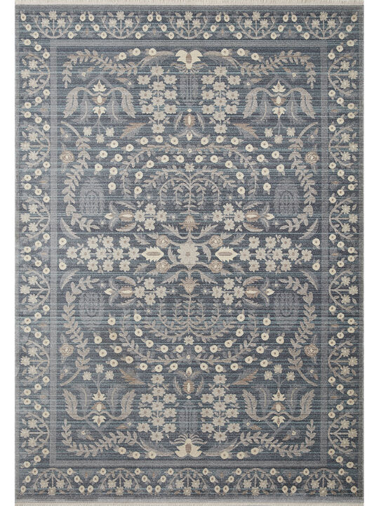Holland HLD04 Blue 5'3" x 7'9" Rug by Rifle Paper Co.
