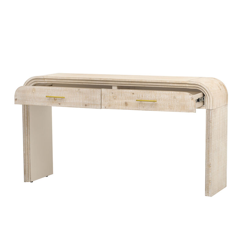 Merax Retro Sideboard, Console Table and Coffee Table Living Set
