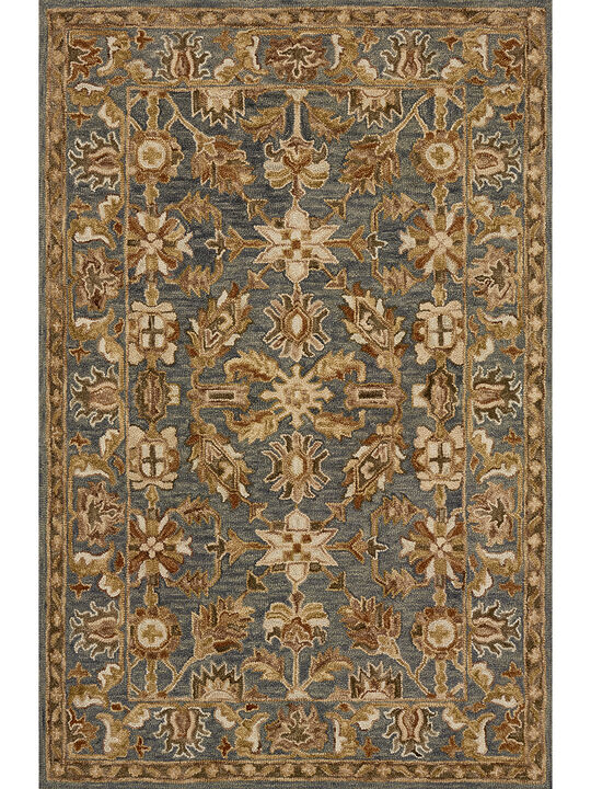 Victoria VK05 Slate/Slate 3'6" x 5'6" Rug