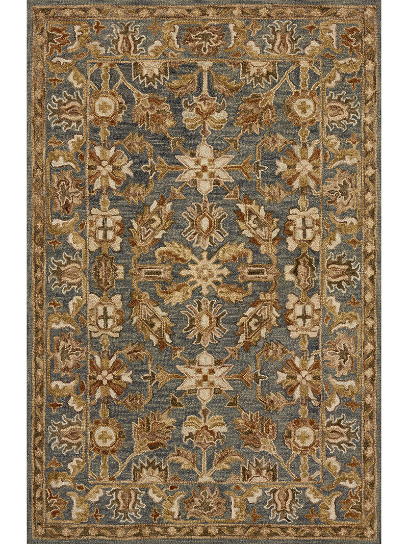 Victoria VK05 Slate/Slate 3'6" x 5'6" Rug