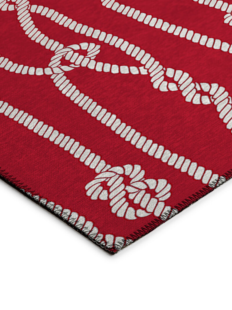 Harbor HA7 Red 3' x 5' Rug