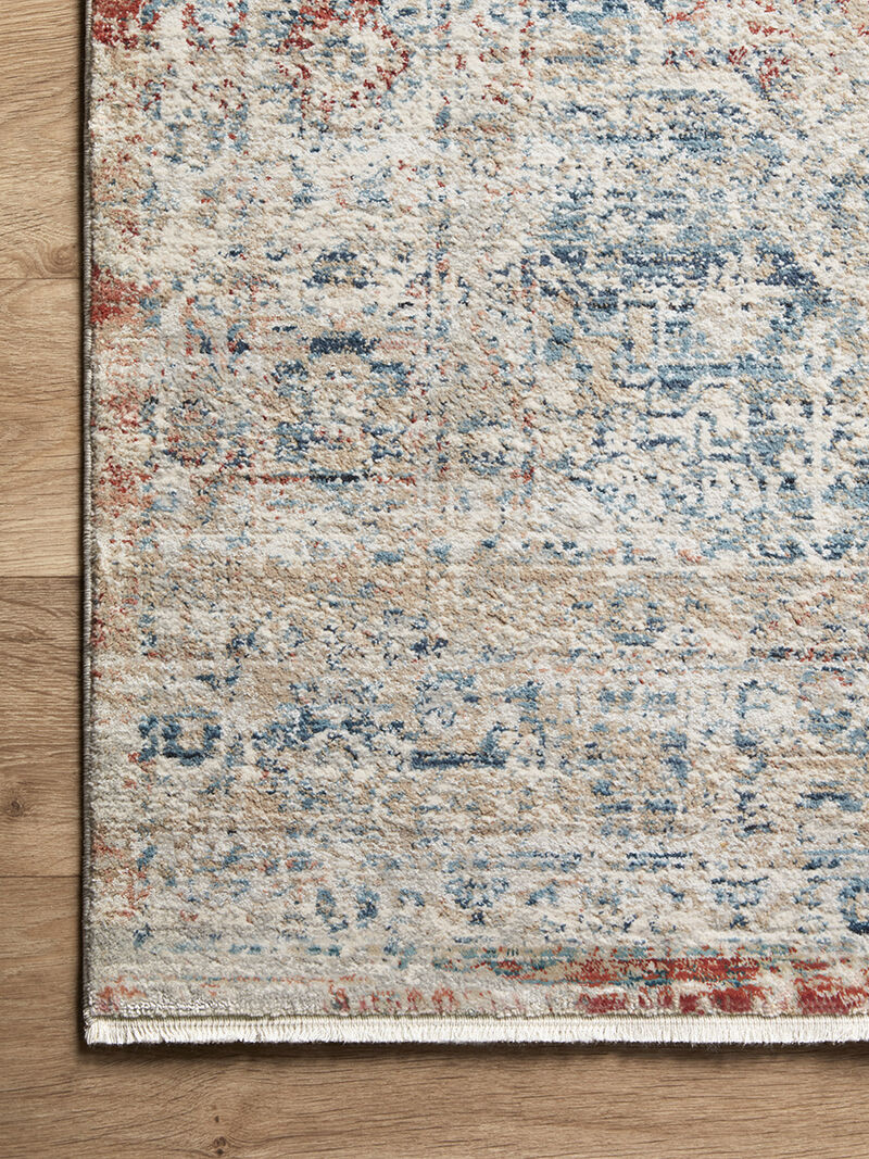 Elise ELI03 Neutral/Multi 5'3" x 7'9" Rug