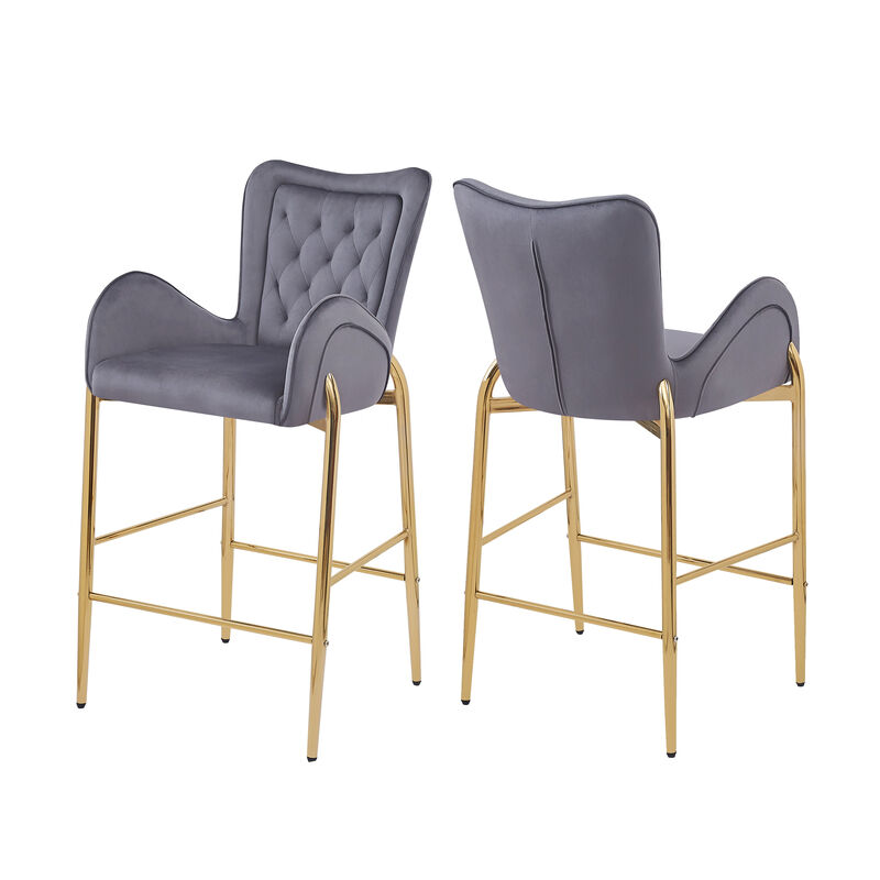 Merax Counter Height Bar Stools Set of 2