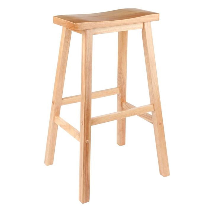Yardlio "Contemporary 29" Wooden Counter Height Stool - Sleek & Chic Seating
