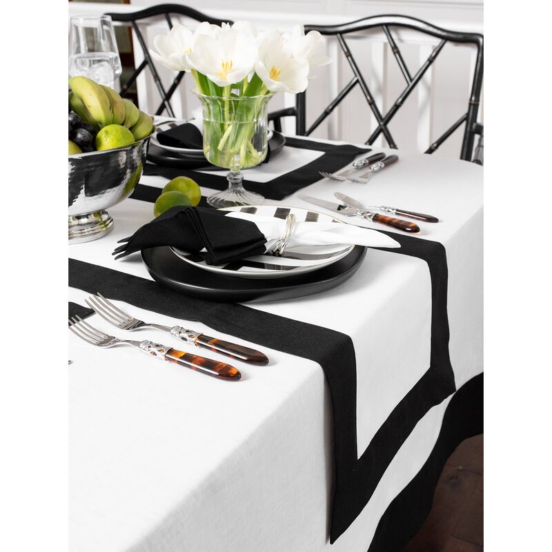 Solino Home 100% Pure Linen Table Runner | Contempo