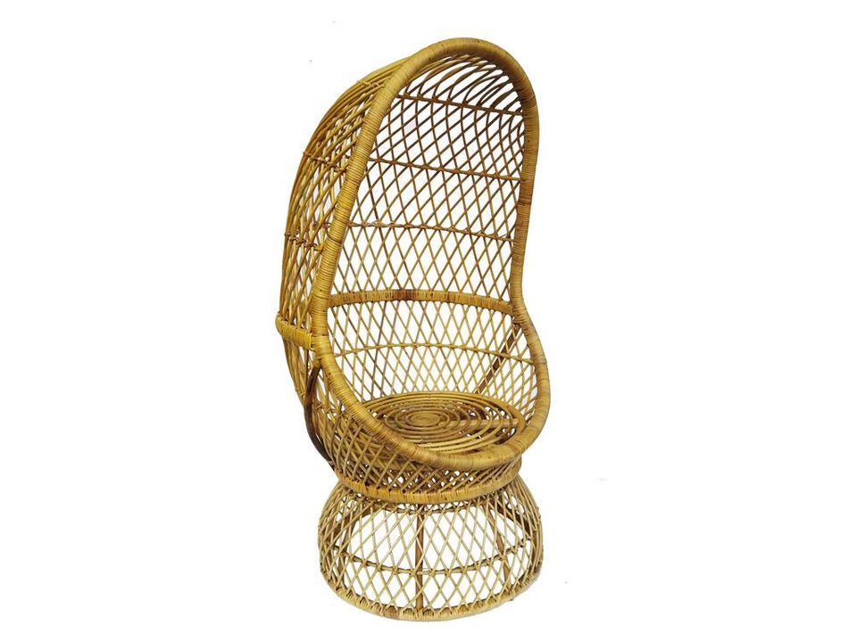 Rattan Capsule Chair