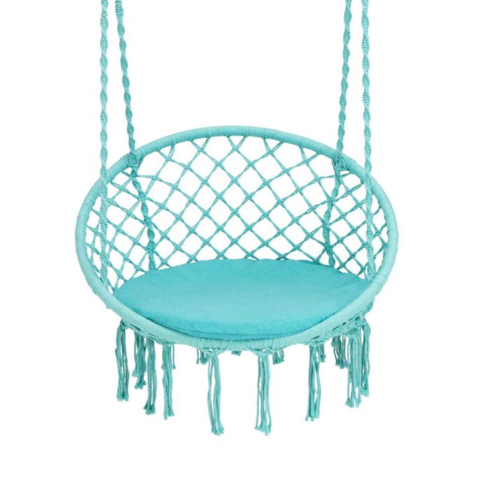 Hivvago Cushioned Hammock Swing Chair with Hanging Kit
