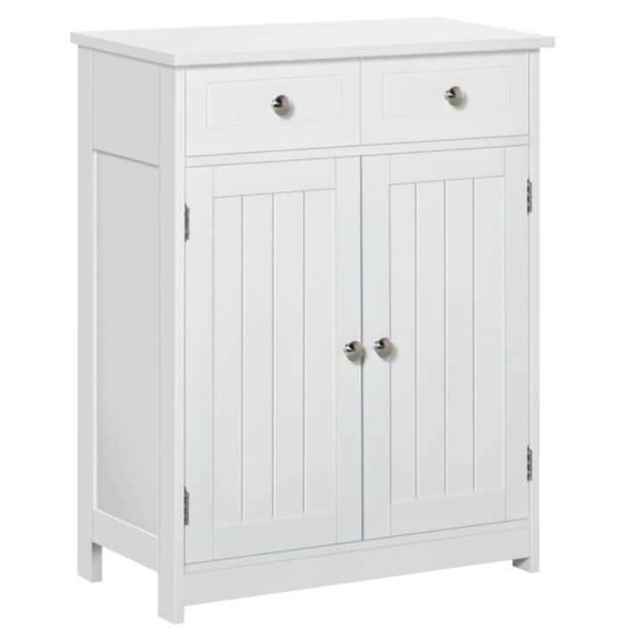 Bathroom Storage Cabinet with Shelves and Doors for Organized Space