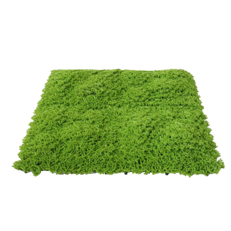 Faux Evergreen Moss Mat 40" x 20" 5.5 SQFT UV Resistant Commercial Grade UV Resistant