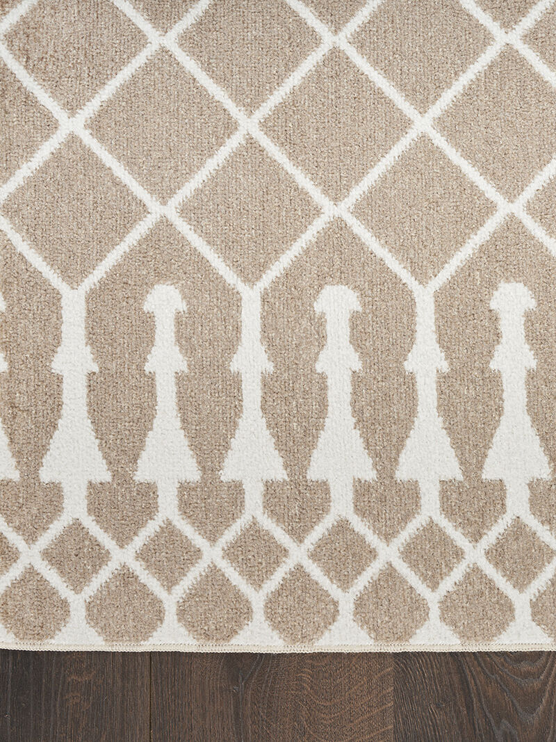 Astra Machine Washable ASW10 Taupe 9' x 12' Rug