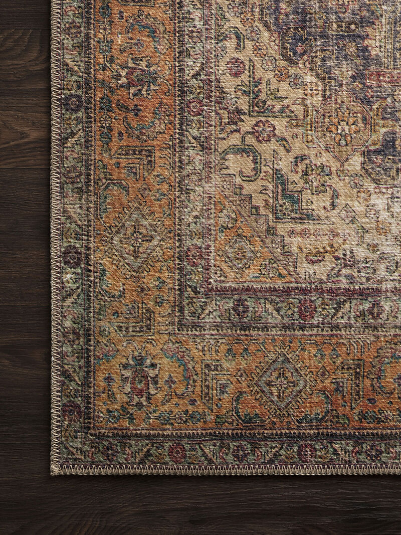 Loren LQ02 Plum/Multi 3'6" x 5'6" Rug