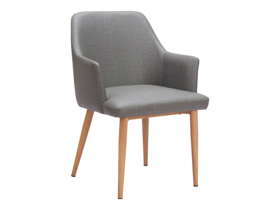 Wisom Dining Chair (Set of 2) Gray