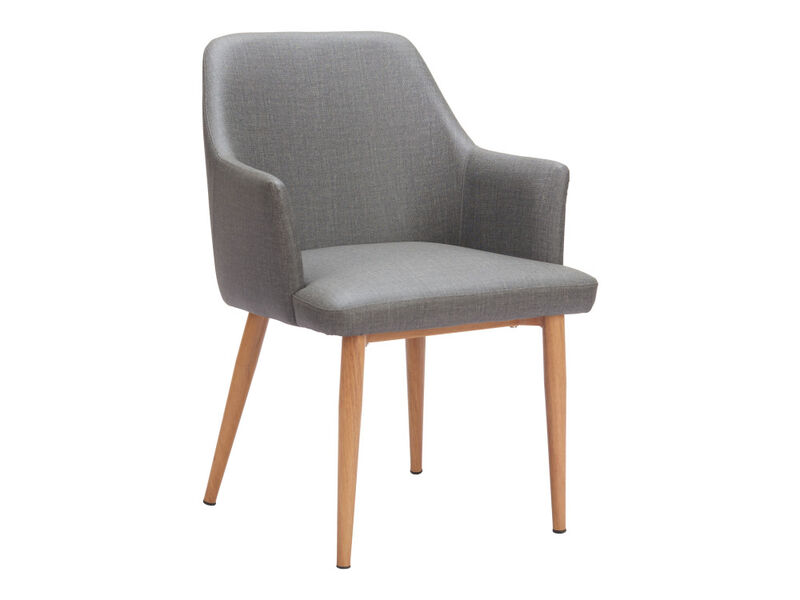Wisom Dining Chair (Set of 2) Gray